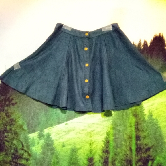 Design Lab Lord & Taylor Skater Mini Skirt